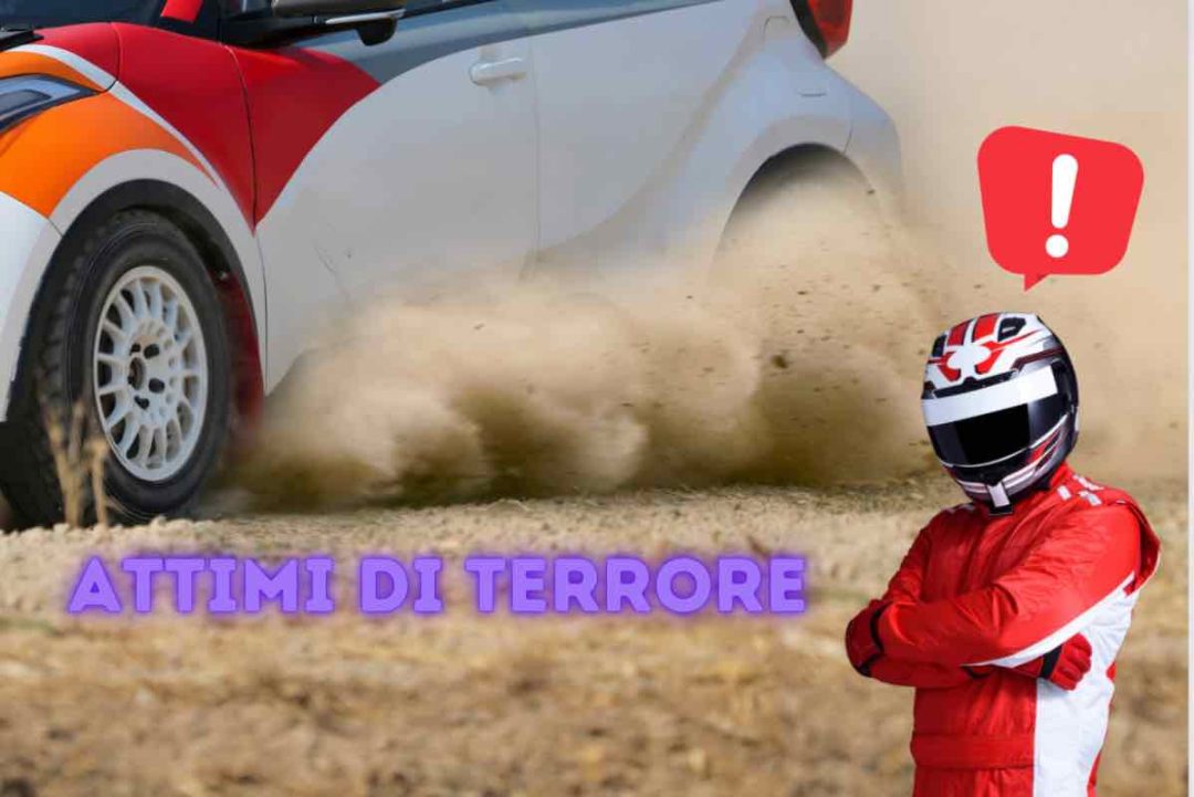 Aggressione al pilota di rally 