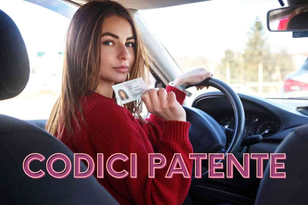 Codici patente auto cosa sono dove leggerli