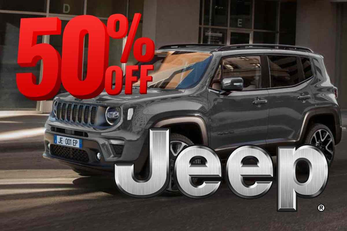 Jeep Renegade occasione auto usata costo 50% sconto