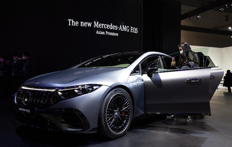 Mercedes EQS autonomia auto elettrica