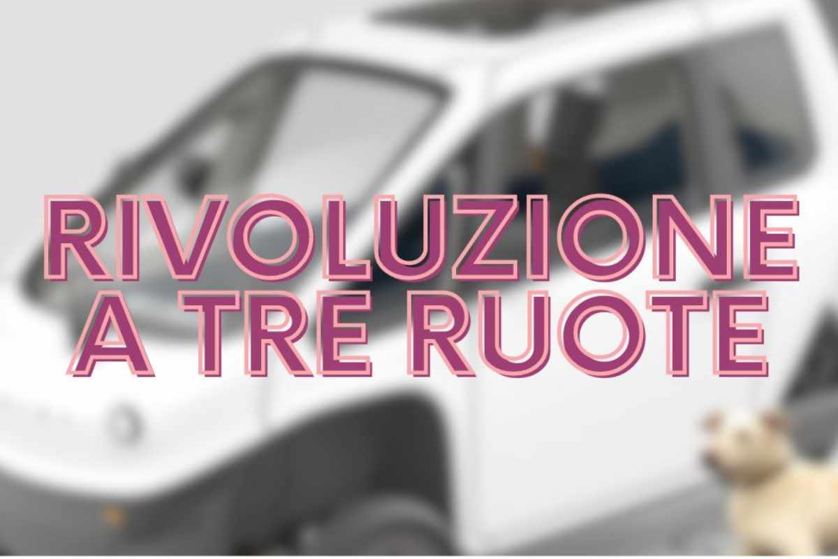 Minicar tre ruote autostrada