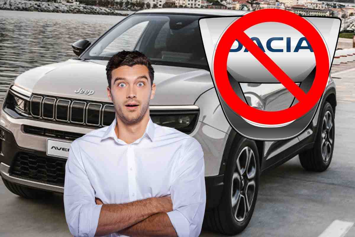 Jeep Avenger prezzo Dacia occasione promozione