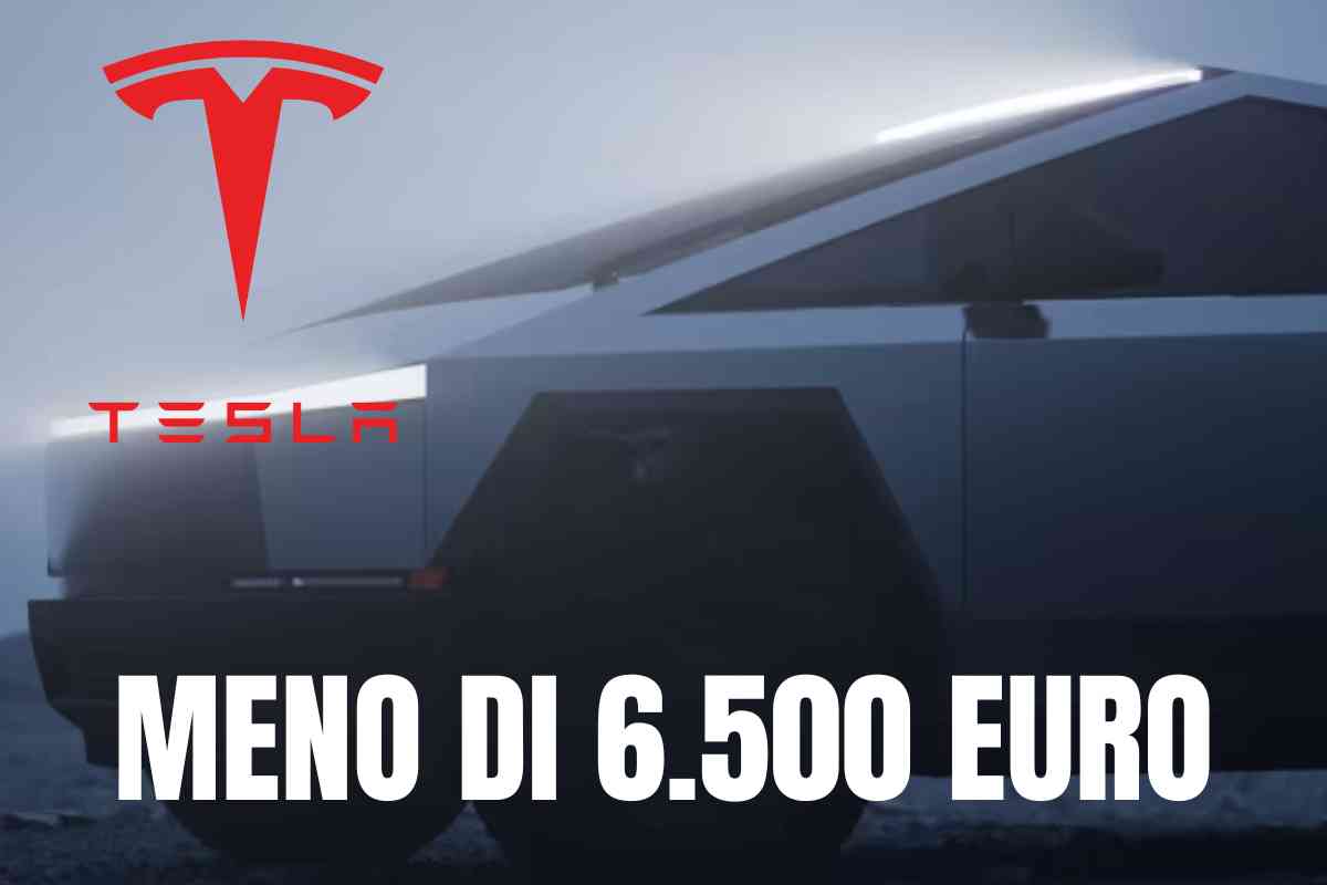 tesla cybertruck a meno di 6500 euro offerta