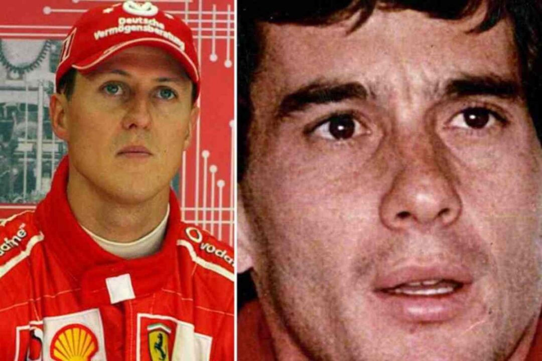 Michael Schumacher ed Ayrton Senna stessa sorte