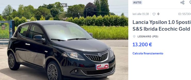 Lancia Ypsilon usato a un prezzo unico