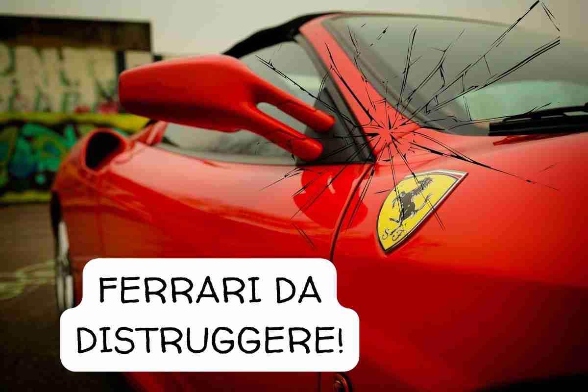 Ferrari distrugge le sue auto