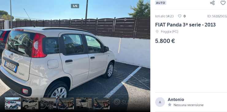 Fiat Panda offerta super