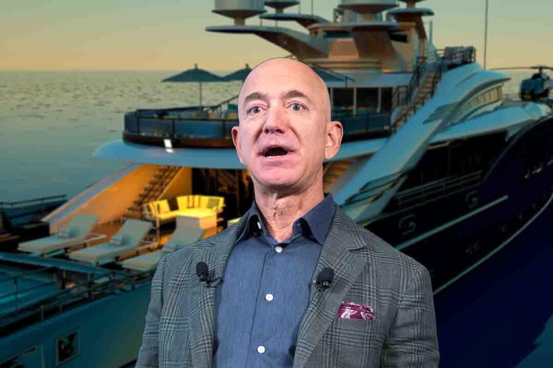 Il mastodontico yacht a vela di Jeff Bezos, impressionante come il suo ...