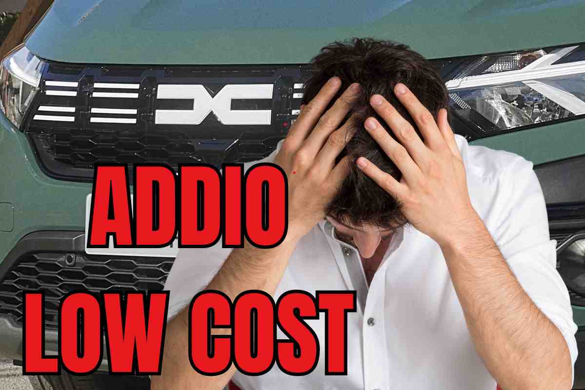 dacia addio low cost