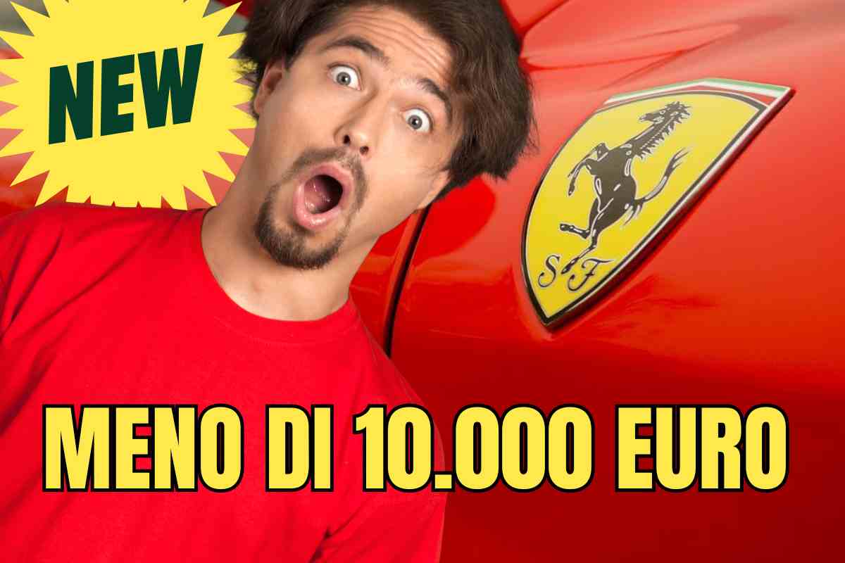 ferrari meno di 10.000 euro 