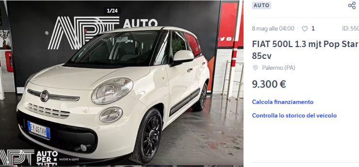 FIAT 500L auto usata occasione