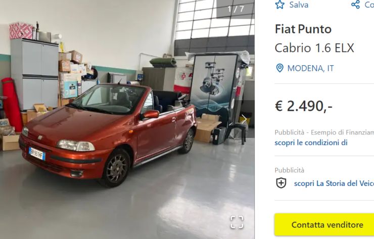 FIAT Punto Cabrio auto usata