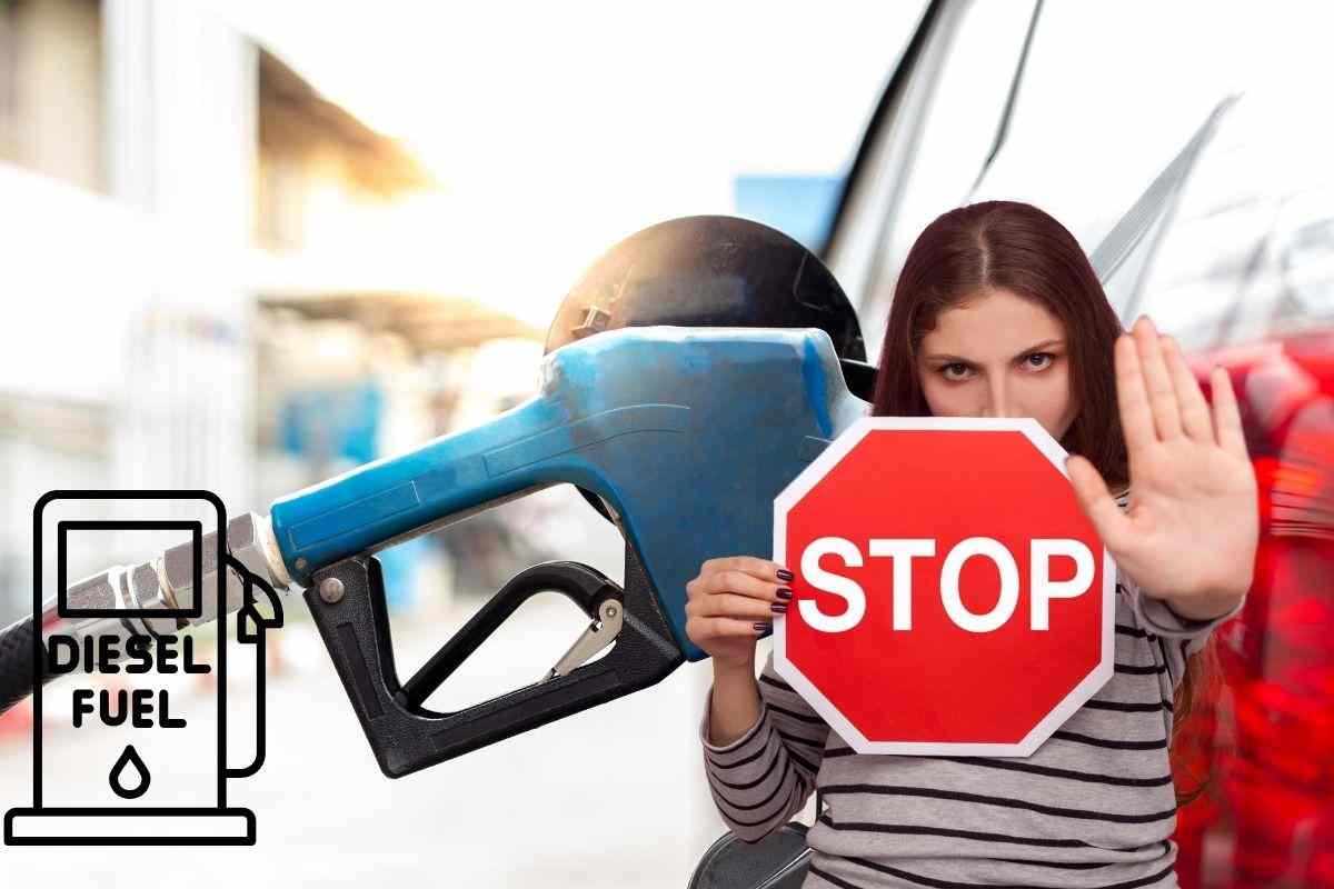 stop alle auto diesel