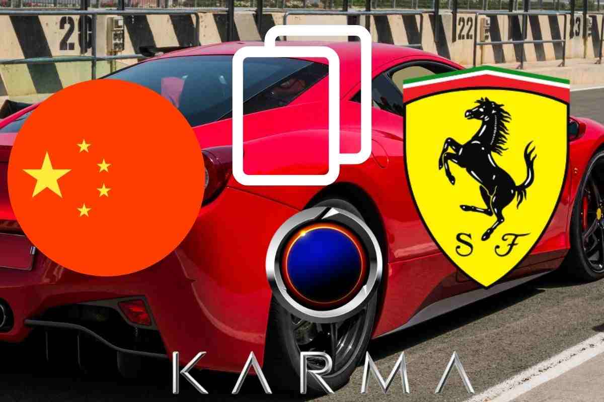 ferrari copia cinese karma