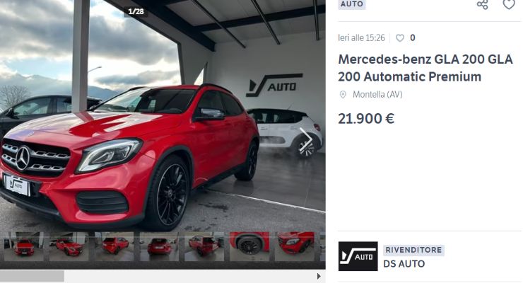 mercedes benz gla poco più di 10.000 euro