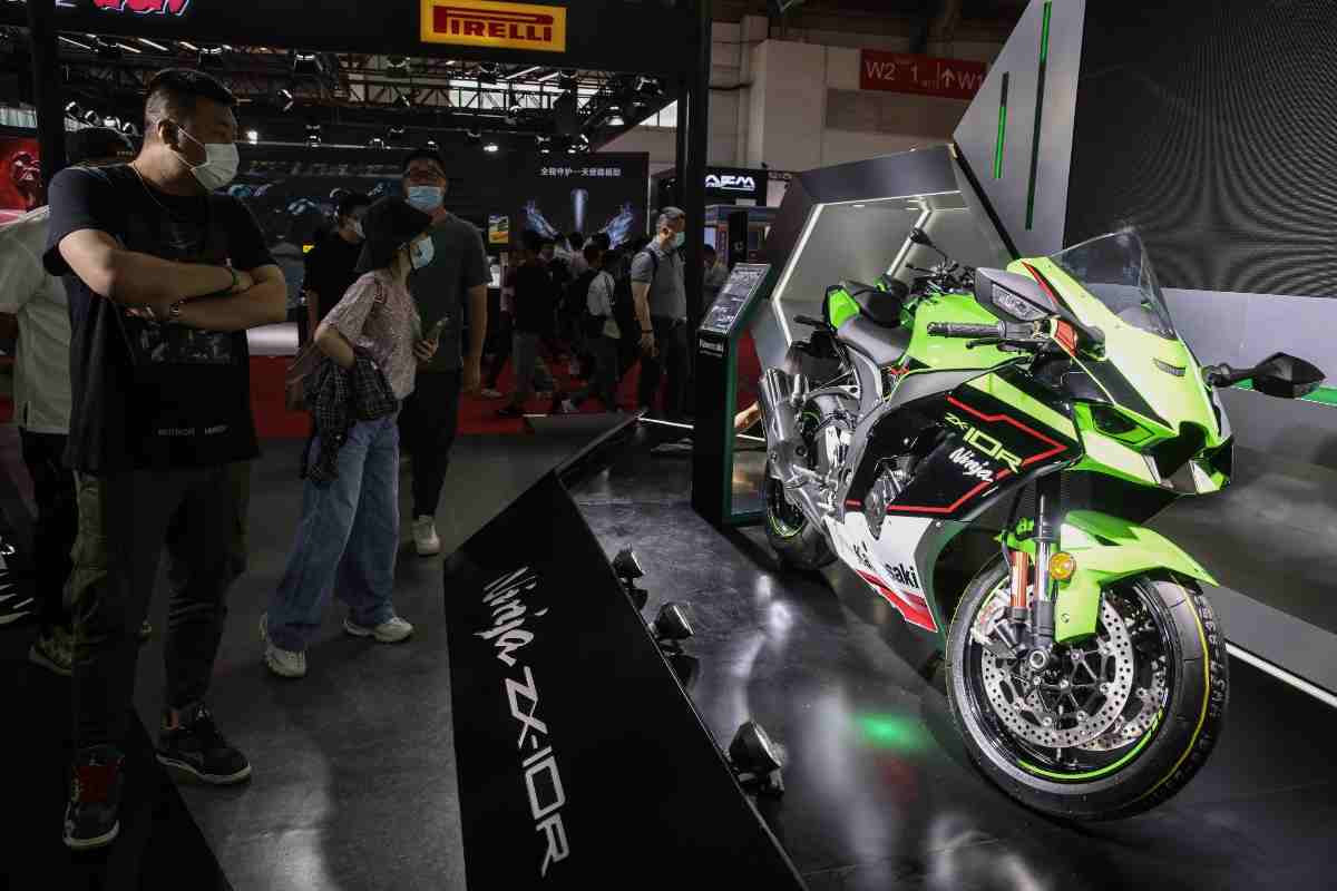 Moto Kawasaki propulsore speciale