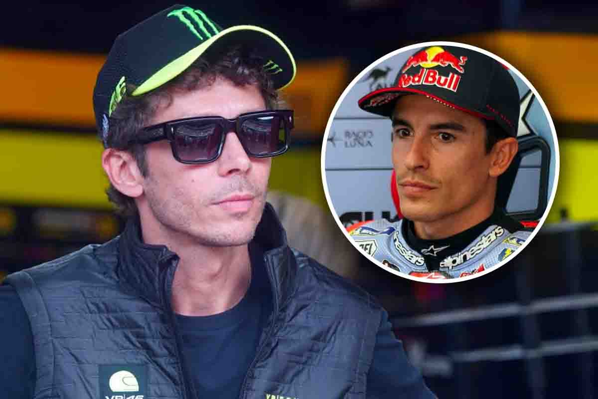 Affronto a Rossi per l'annuncio su Marquez