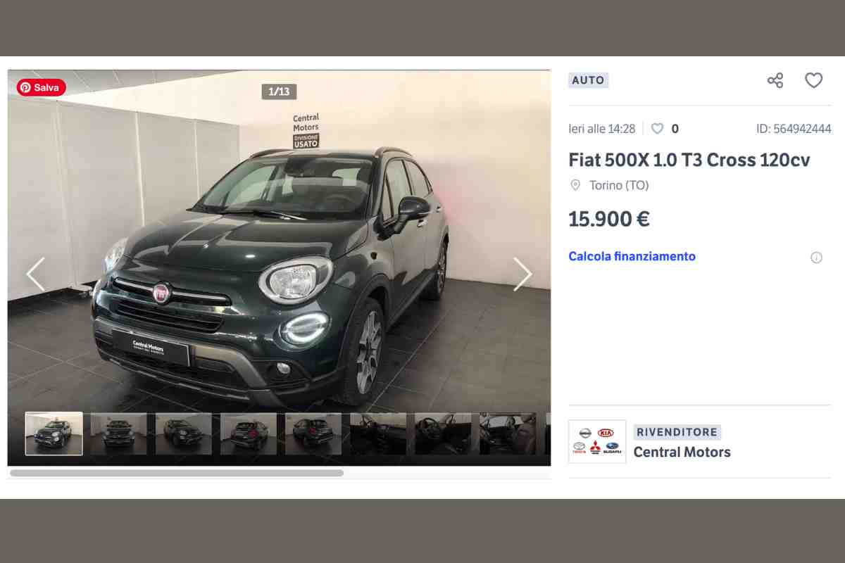 Fiat 500X occasione offerta