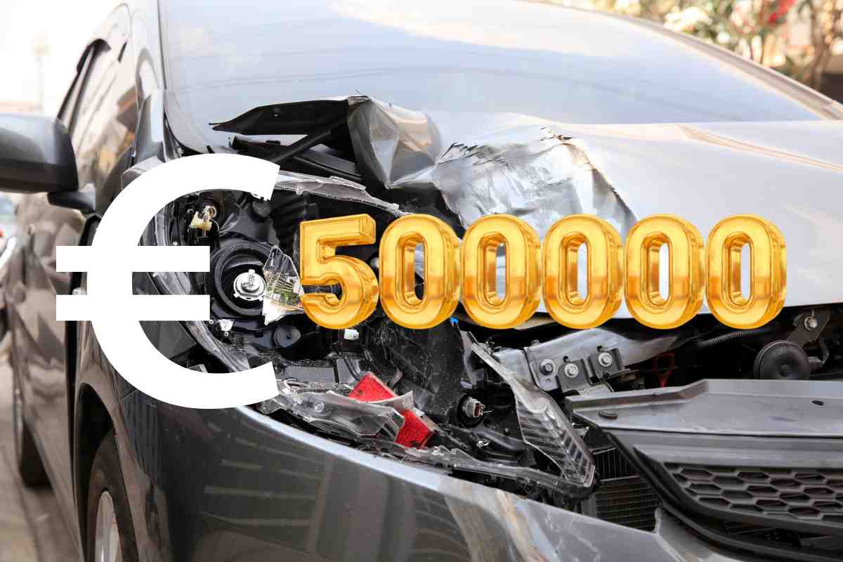 Mezzo milione di euro per un'auto incidentata