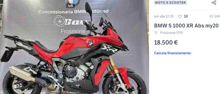 BMW S 1000 XR moto usata occasione