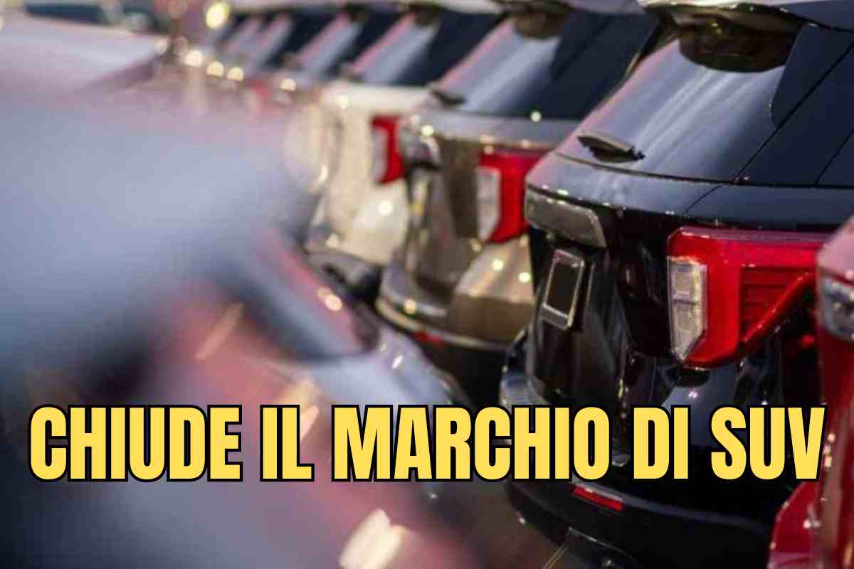 chiude marchio suv