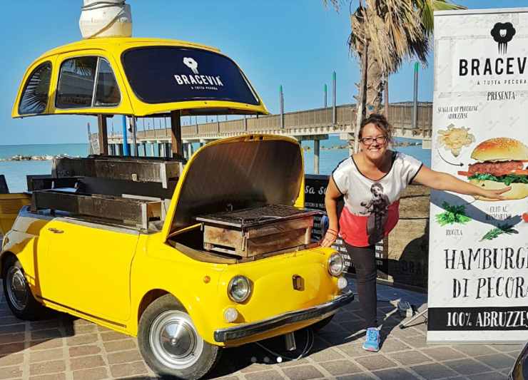 FIAT 500 di Bracevia per gli arrosticini