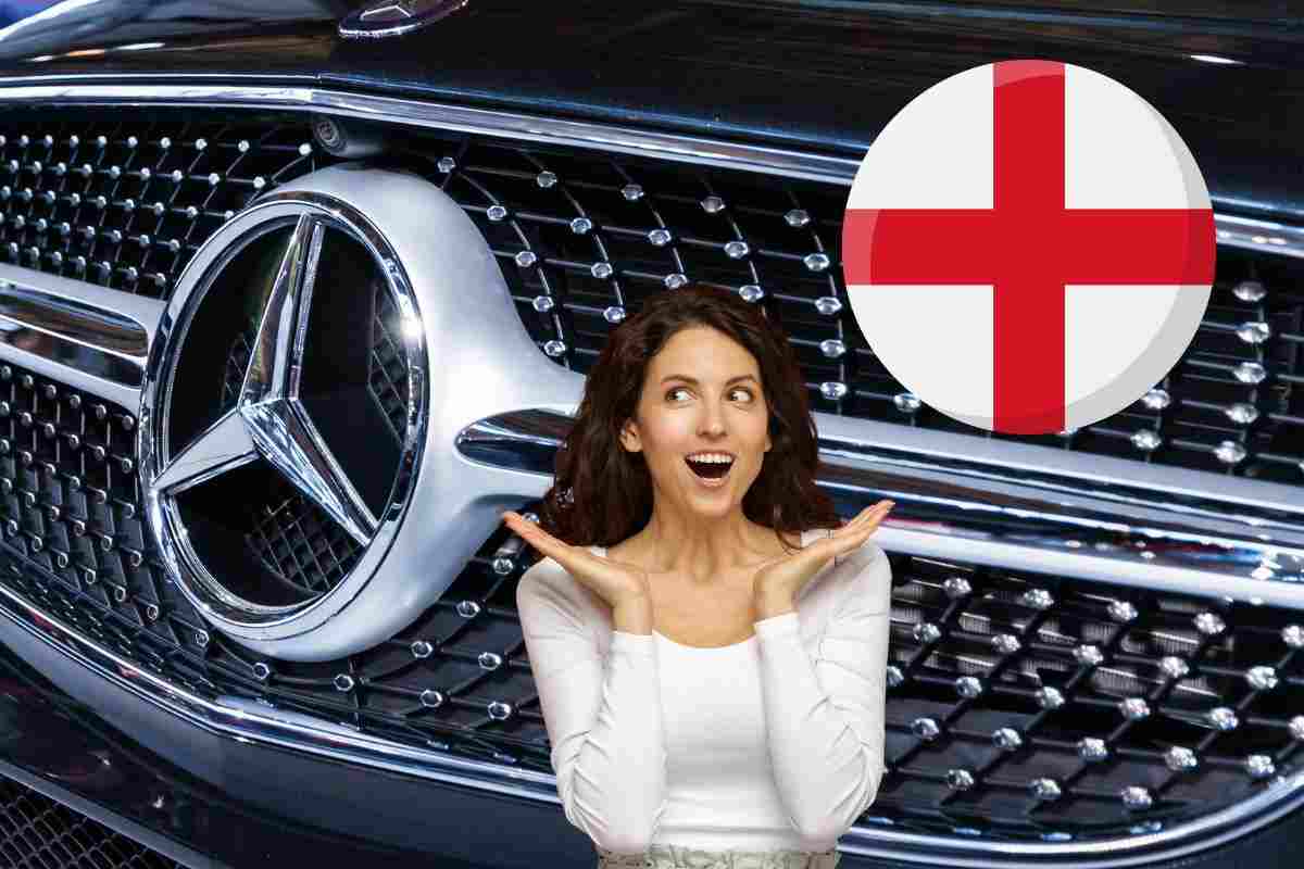 Mercedes inglese lascia senza parole