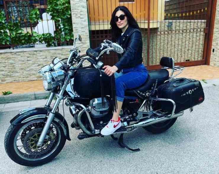 Moto Guzzi California, la moto di Angela Carini