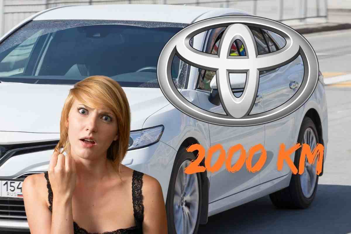 Toyota con autonomia da 2000 km