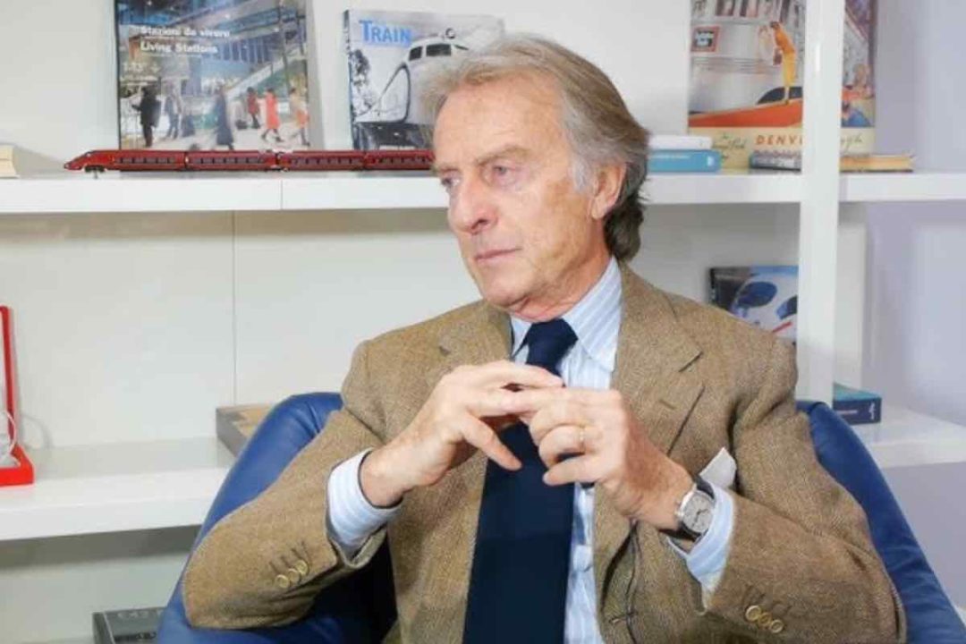 Luca Montezemolo che auto guida