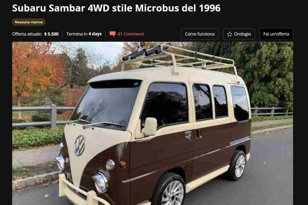 Volkswagen T2 identico all'originale