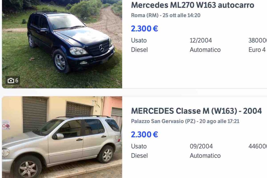 Annunci Mercedes Classe M