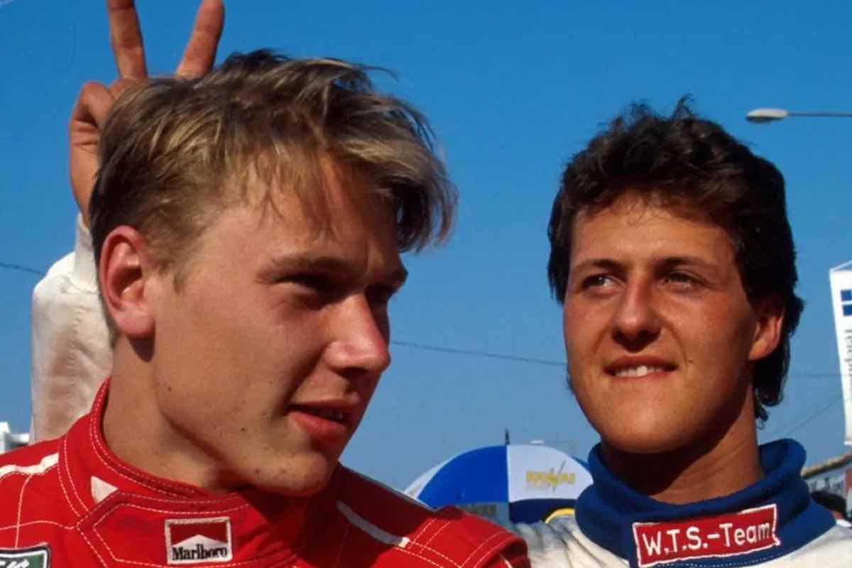 Mika Hakkinen e Michael Schumacher