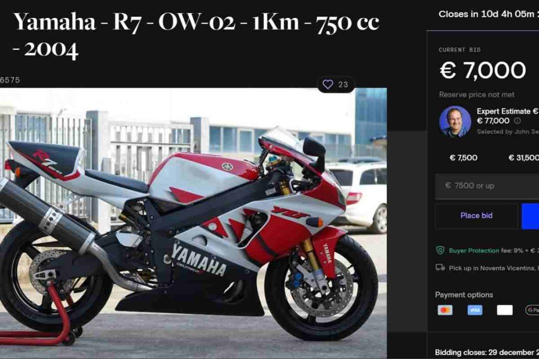 Yamaha R7 nuova prezzo